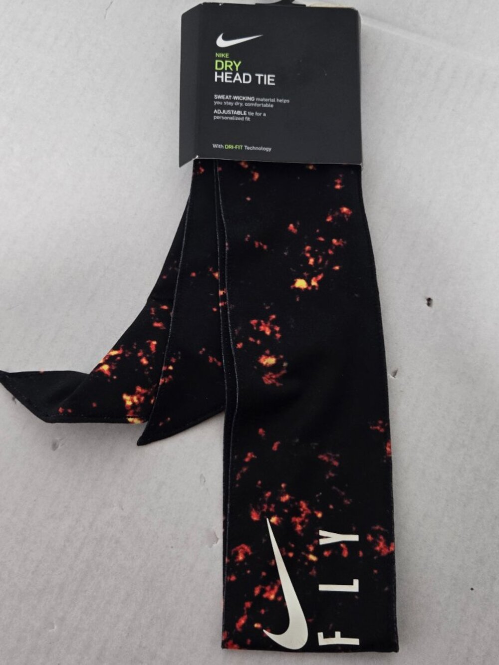 Nike Dri-FIT Lava Graphic Head Tie Bandana – NWT 🔥🏃
